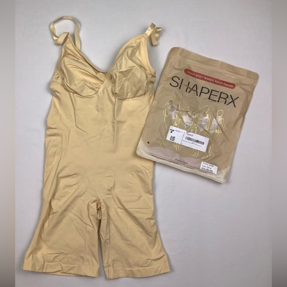 NIP SHAPERX Seamless Shapewear Bodysuit 2XL/3XL Tummy Control - Picture 2 of 5